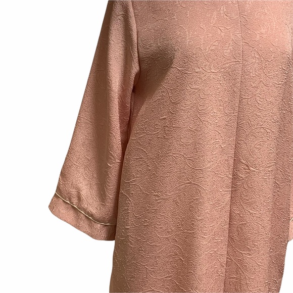 Vintage Style Carlton Hall elegant Lounging Zip Up Robe - Picture 7 of 11